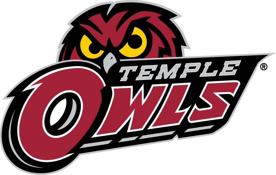 Temple Owls 2017-2020 Primary Logo t shirts iron on transfers